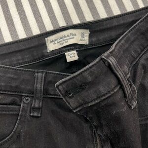 Abercrombie and fitch black curve love skinny jeans